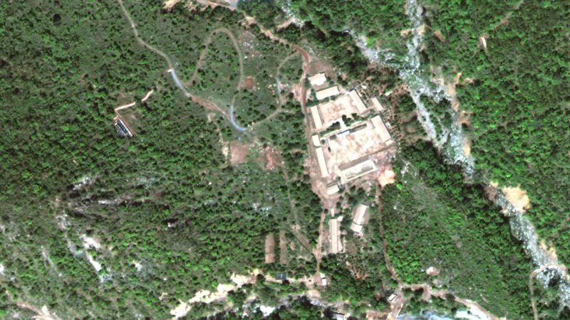 Satellite imagery of the North Korea nuclear test site region (Getty, as used in the Sep 17 CNN Science article)